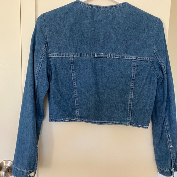 Simon Chang denim top - Picture 3 of 5